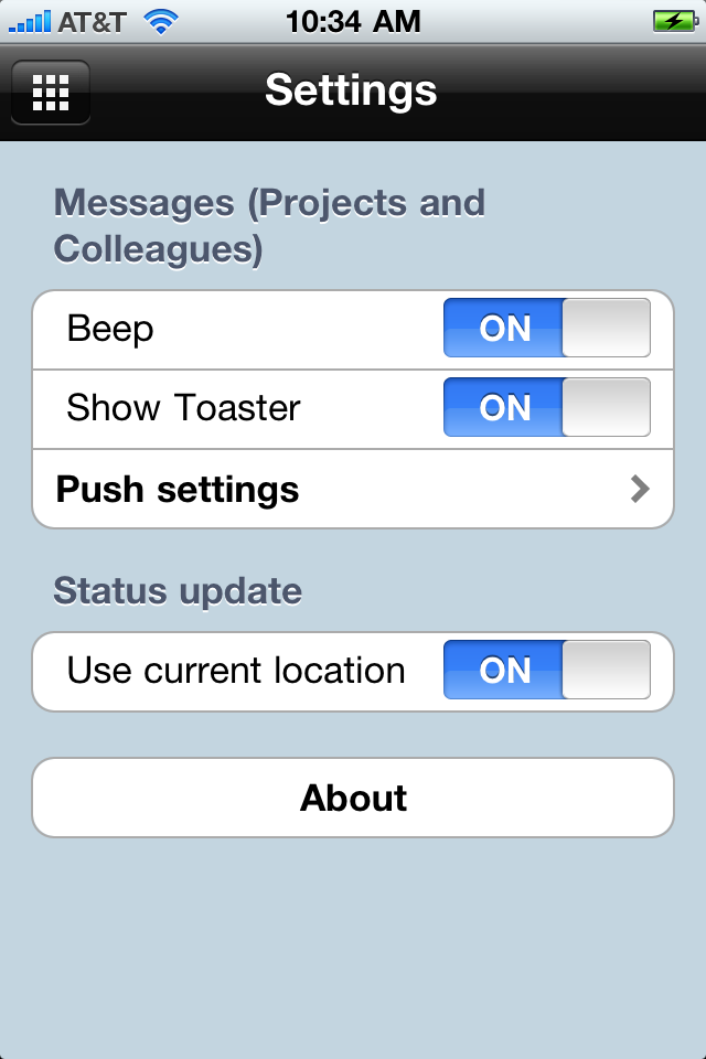 Feeds from an iPhone can be